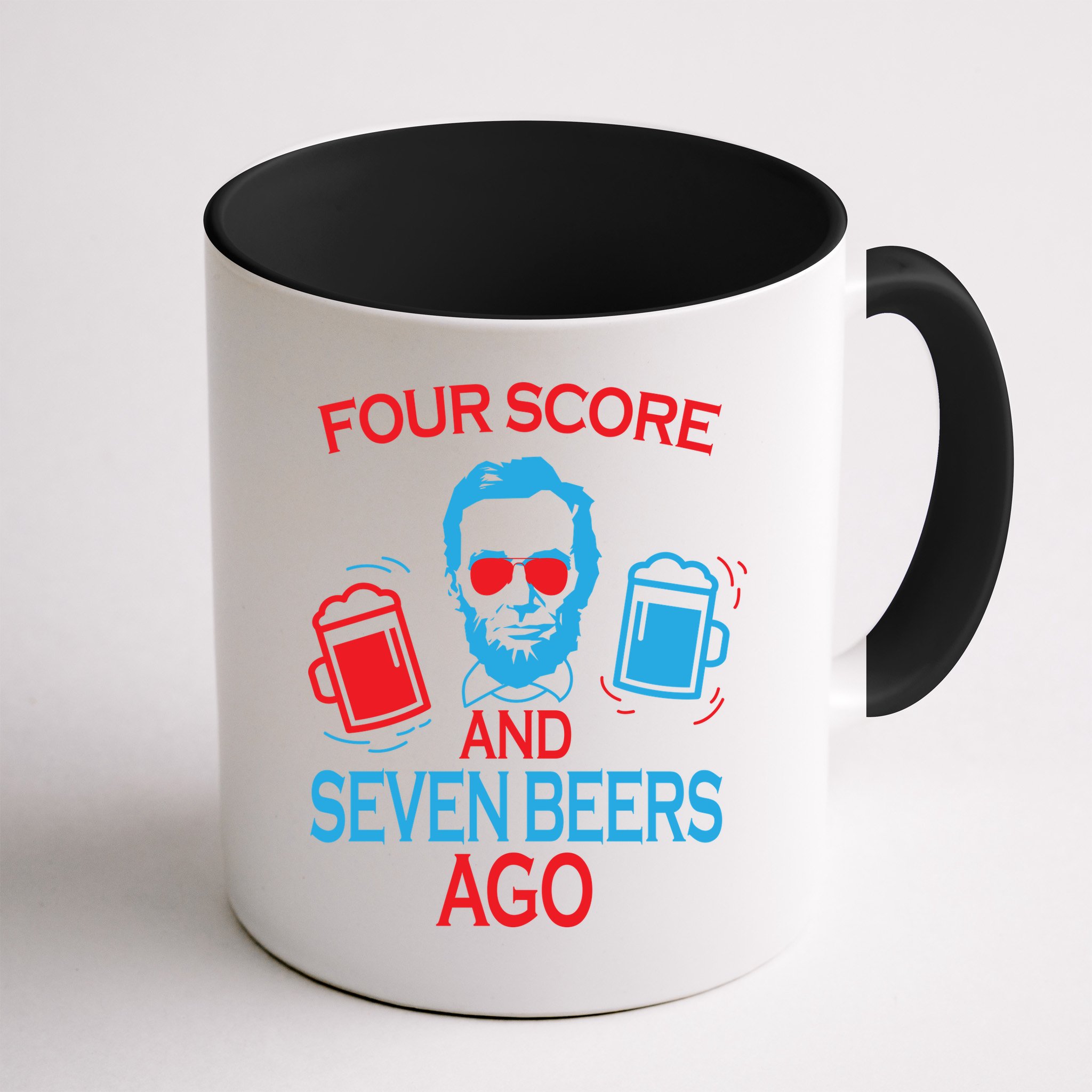 Four Score and Seven Beers Ago Mug