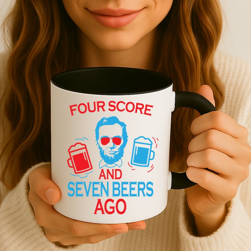 Four Score and Seven Beers Ago Mug
