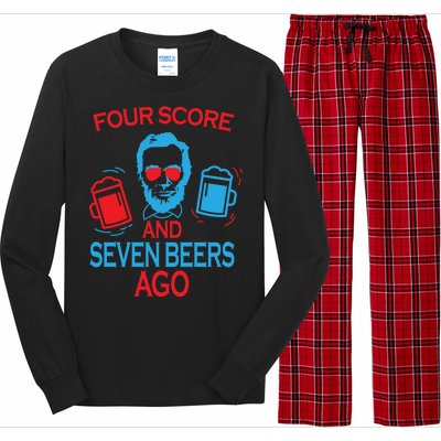 Four Score and Seven Beers Ago Long Sleeve Pajama Set