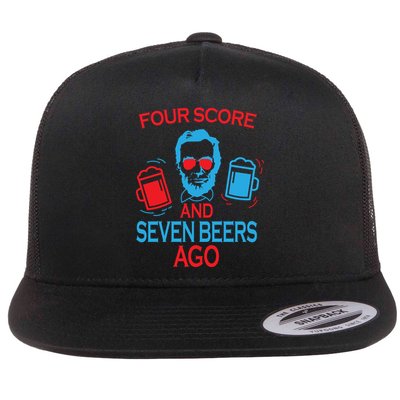 Four Score and Seven Beers Ago Flatbill Hat
