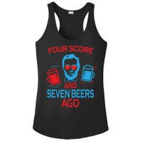 Four Score and Seven Beers Ago Ladies PosiCharge Competitor Racerback Tank