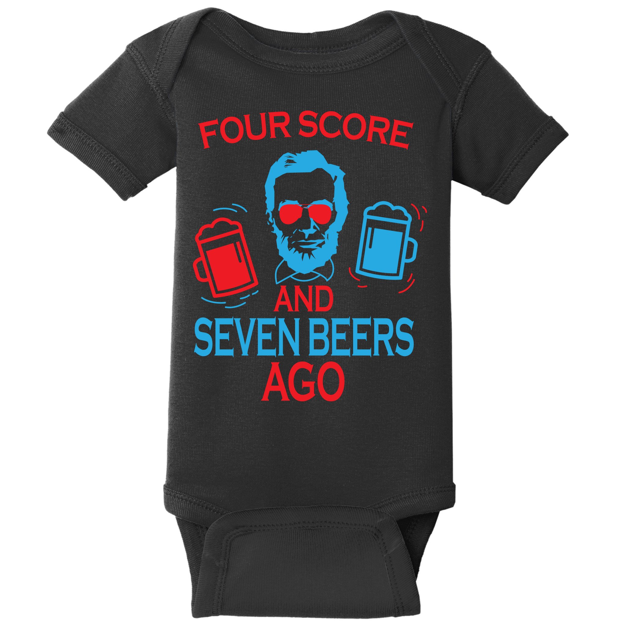 Four Score and Seven Beers Ago Baby Bodysuit