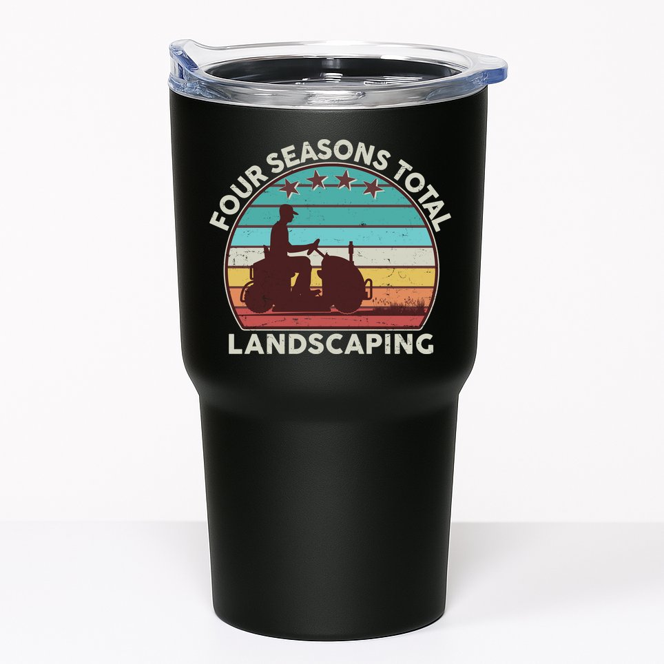 Four Season Total Landscaping Vintage Style Colors Tumbler