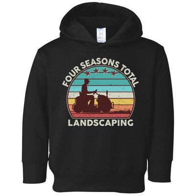 Four Season Total Landscaping Vintage Style Colors Toddler Hoodie