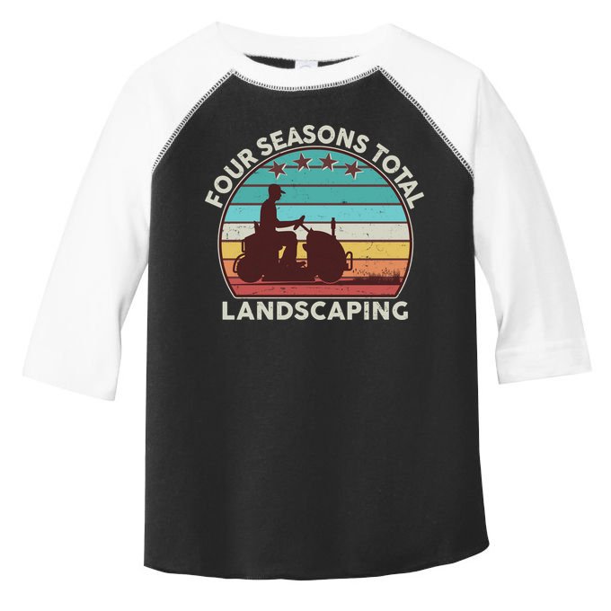 Four Season Total Landscaping Vintage Style Colors Toddler Fine Jersey T-Shirt