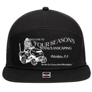 Four Seasons Total Landscaping 7 Panel Mesh Trucker Snapback Hat