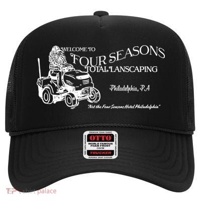 Four Seasons Total Landscaping High Crown Mesh Back Trucker Hat