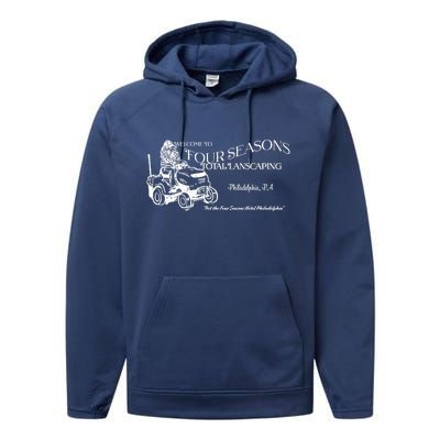 Four Seasons Total Landscaping Performance Fleece Hoodie