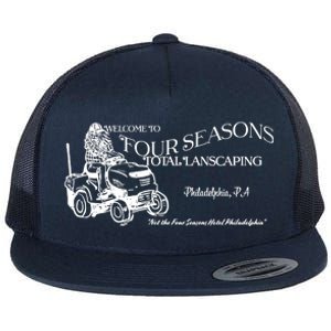 Four Seasons Total Landscaping Flat Bill Trucker Hat