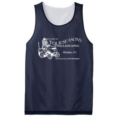 Four Seasons Total Landscaping Mesh Reversible Basketball Jersey Tank