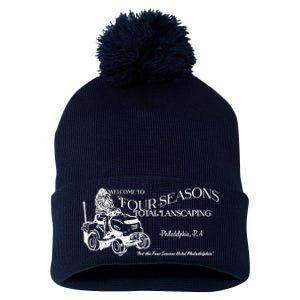 Four Seasons Total Landscaping Pom Pom 12in Knit Beanie