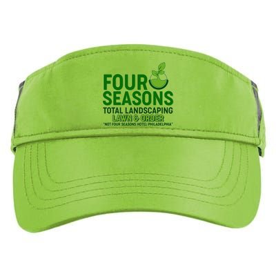 Four Seasons Total Landscaping Lawn And Order  Adult Drive Performance Visor