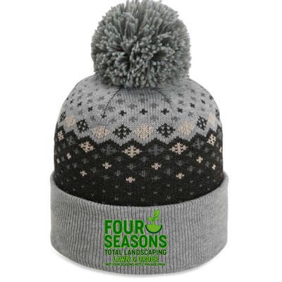 Four Seasons Total Landscaping Lawn And Order  The Baniff Cuffed Pom Beanie