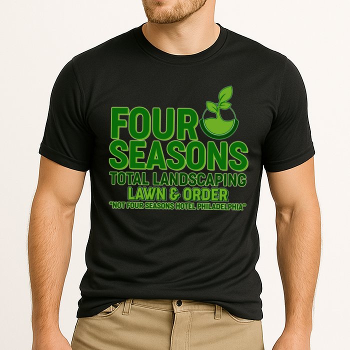 Four Seasons Total Landscaping Lawn And Order  Cooling Performance Crew T-Shirt