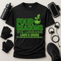 Four Seasons Total Landscaping Lawn And Order  Cooling Performance Crew T-Shirt