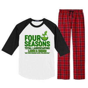 Four Seasons Total Landscaping Lawn And Order  Raglan Sleeve Pajama Set