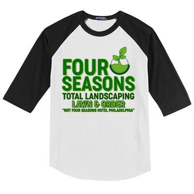 Four Seasons Total Landscaping Lawn And Order  Kids Colorblock Raglan Jersey