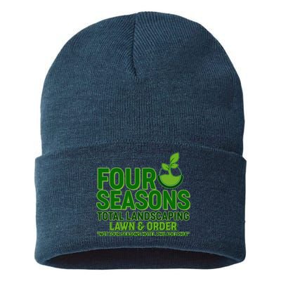 Four Seasons Total Landscaping Lawn And Order  Sustainable Knit Beanie