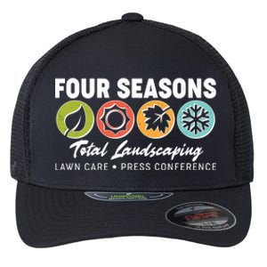 Four Seasons Total Landscaping Lawn Care Press Conference Flexfit Unipanel Trucker Cap