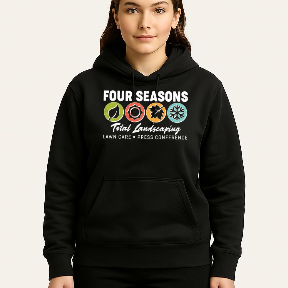 Four Seasons Total Landscaping Lawn Care Press Conference Hoodie