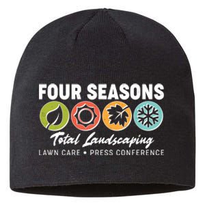 Four Seasons Total Landscaping Lawn Care Press Conference Sustainable Beanie