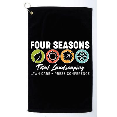 Four Seasons Total Landscaping Lawn Care Press Conference Golf Towel