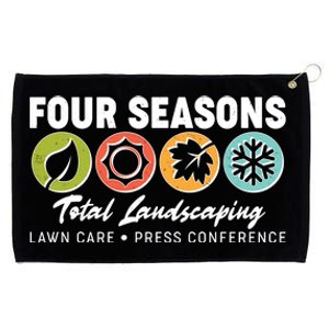 Four Seasons Total Landscaping Lawn Care Press Conference Grommeted Golf Towel