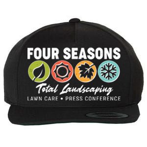 Four Seasons Total Landscaping Lawn Care Press Conference Wool Snapback Cap