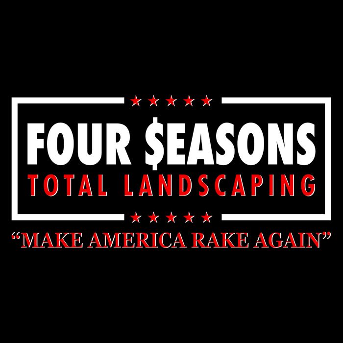 Four Seasons Total Landscaping Make America Rake Again Logo Impact Tech Backpack