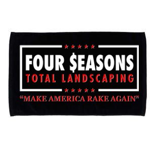 Four Seasons Total Landscaping Make America Rake Again Logo Microfiber Hand Towel