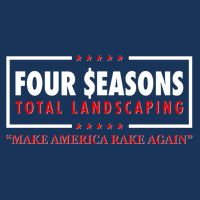 Four Seasons Total Landscaping Make America Rake Again Logo Drawstring Bag