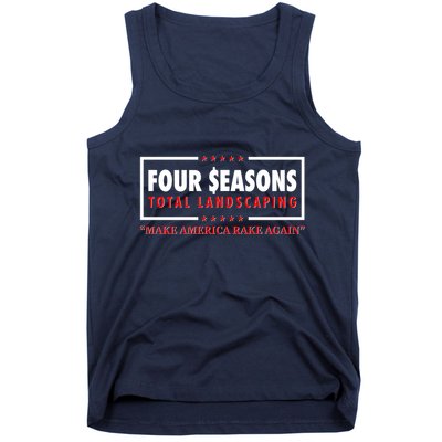 Four Seasons Total Landscaping Make America Rake Again Logo Tank Top