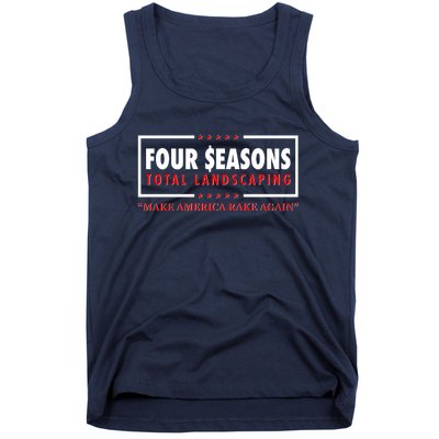 Four Seasons Total Landscaping Make America Rake Again Logo Tank Top