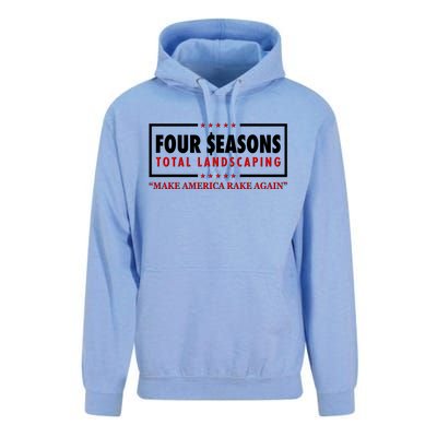 Four Seasons Total Landscaping Make America Rake Again Logo Unisex Surf Hoodie