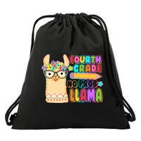 Fourth Grade No Prob Llama 4th Grade Students Teachers Drawstring Bag