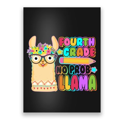 Fourth Grade No Prob Llama 4th Grade Students Teachers Poster