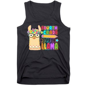 Fourth Grade No Prob Llama 4th Grade Students Teachers Tank Top