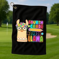 Fourth Grade No Prob Llama 4th Grade Students Teachers Golf Towel