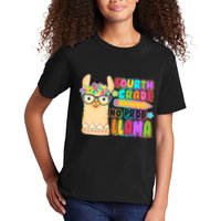 Fourth Grade No Prob Llama 4th Grade Students Teachers Kids T-Shirt