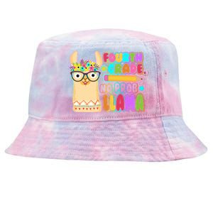 Fourth Grade No Prob Llama 4th Grade Students Teachers Tie-Dyed Bucket Hat