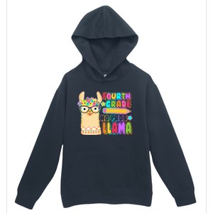 Fourth Grade No Prob Llama 4th Grade Students Teachers Urban Pullover Hoodie