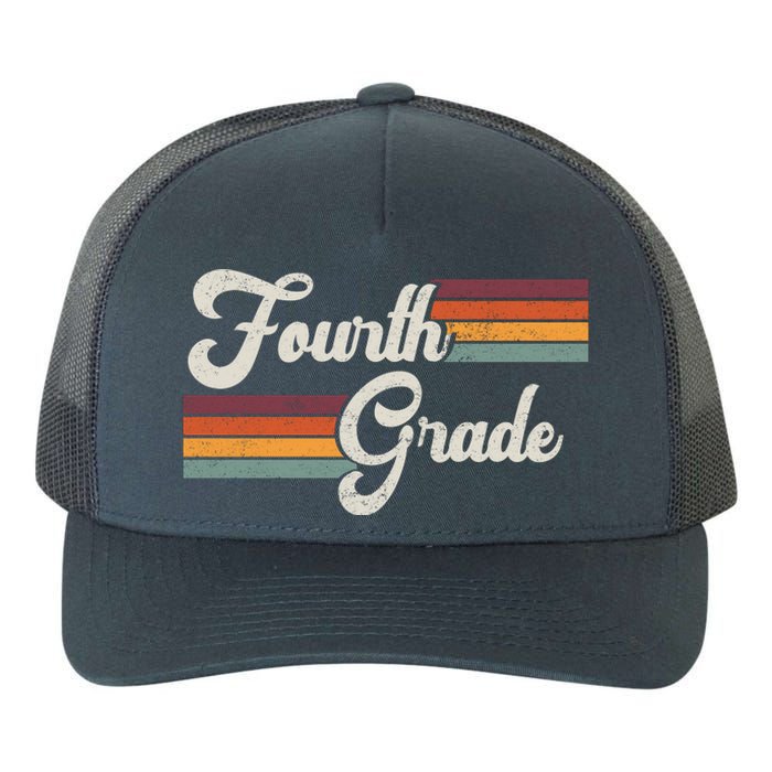 Fourth Grade Retro Vintage Yupoong Adult 5-Panel Trucker Hat