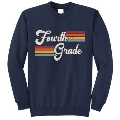 Fourth Grade Retro Vintage Sweatshirt