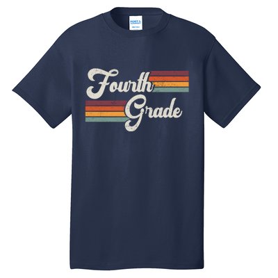 Fourth Grade Retro Vintage Tall T-Shirt