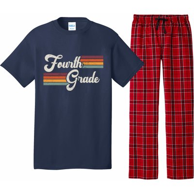 Fourth Grade Retro Vintage Pajama Set