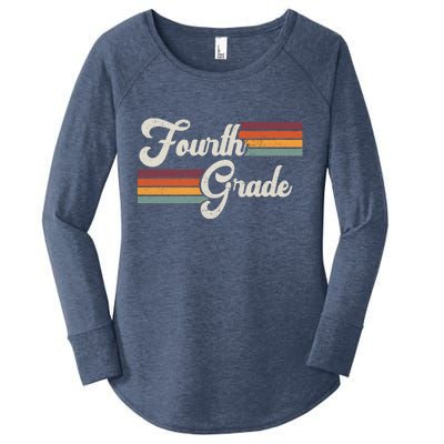 Fourth Grade Retro Vintage Women's Perfect Tri Tunic Long Sleeve Shirt