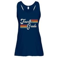 Fourth Grade Retro Vintage Ladies Essential Flowy Tank