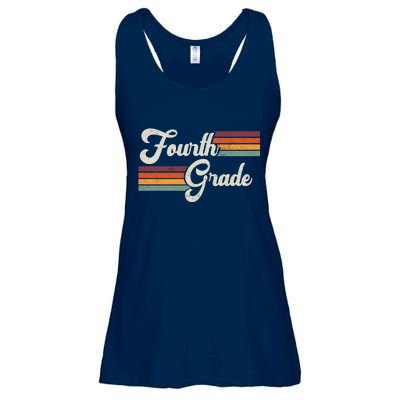 Fourth Grade Retro Vintage Ladies Essential Flowy Tank