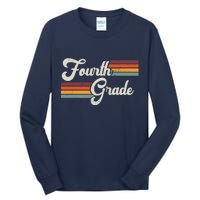 Fourth Grade Retro Vintage Tall Long Sleeve T-Shirt