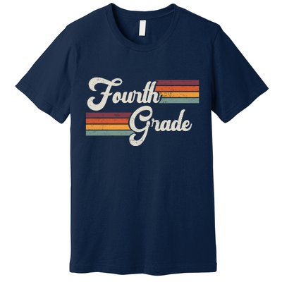 Fourth Grade Retro Vintage Premium T-Shirt